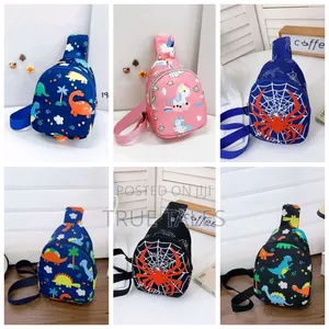 Unisex Boys And Girls Cartoon Character Shoulder Bags