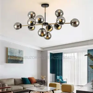 12 Glass Modern Chandelier