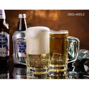Beer Glass Cups With Handle (6)Pcs