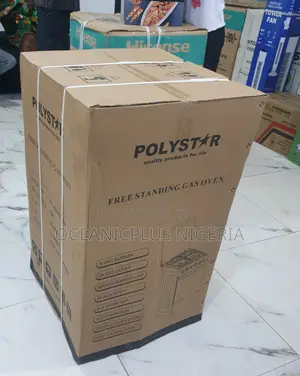 Ample Storage Polystar 4 Burner Gas Cooker Burners Oven | Pv-Bs55g4a