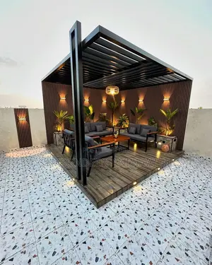 Strong Aluminum Pergola With Modern Roof Design – Call