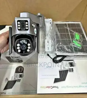 Dual Lens CCTV Solar Canera