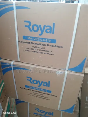 Royal Split Unit Air Conditioner Low Voltage 2 Years Warranty
