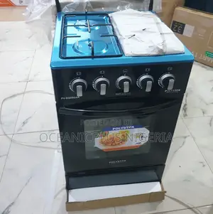 Kitchen Ready Polystar 4 Burner Gas Cooker Burners Oven | Pv-Bs55g4a