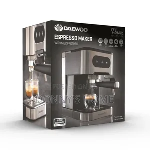 Daewoo Flava Collection Espresso Maker With Milk Frother