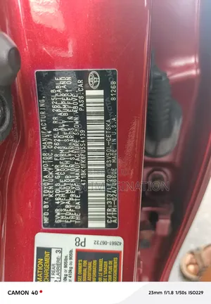 Toyota Camry XSE 4dr Sedan (3.5L 6cyl 6A) 2015 Red