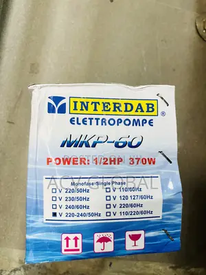 Interdab 0.5hp Surface Pump