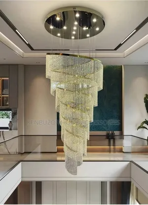 600mm Stainless Steel Duplex Staircase Chandelier