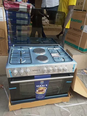 Maxi 4 Burner and 2 Electric Cooker With Oven 90cm*60cm