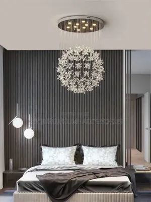 Bedroom Living Room Luxury Round Chandelier