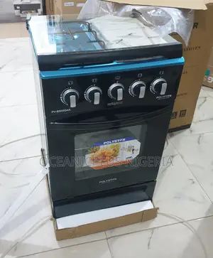 Steel Top Polystar 4 Burner Gas Cooker Burners Oven | Pv-Bs55g4a