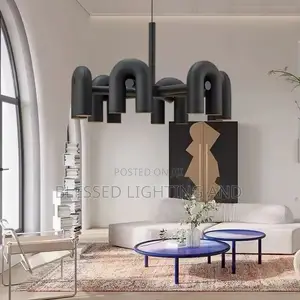 Led U Design Minimalist Contemporary Chandelier Light for Living Room