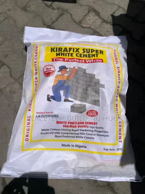 Kirafix Super White Cement.