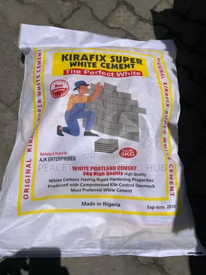 Kirafix Super White Cement.