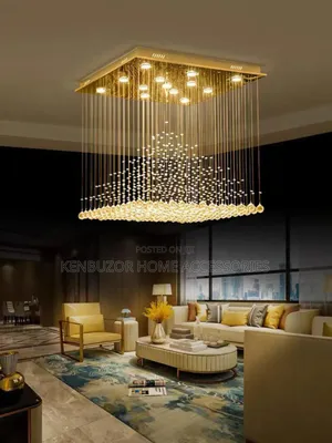 Modern Crystal Led Living Room Chandelier Light