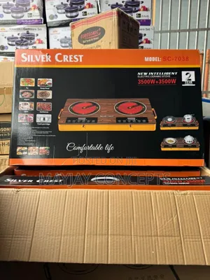 Silvercrest Double Infrared Hot Plate Cooker With 7 Functions + Timer