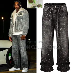 Trending Luxury Stone Baggy Jeans