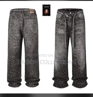 Trending Luxury Stone Baggy Jeans