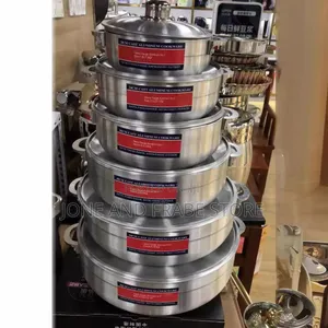 12pcs Aluminium Cookware Pot Sets -7.2kg