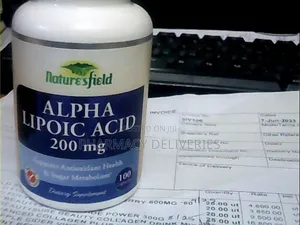 Alpha Lipoic Acid 200mg Supplement - 100 Capsules