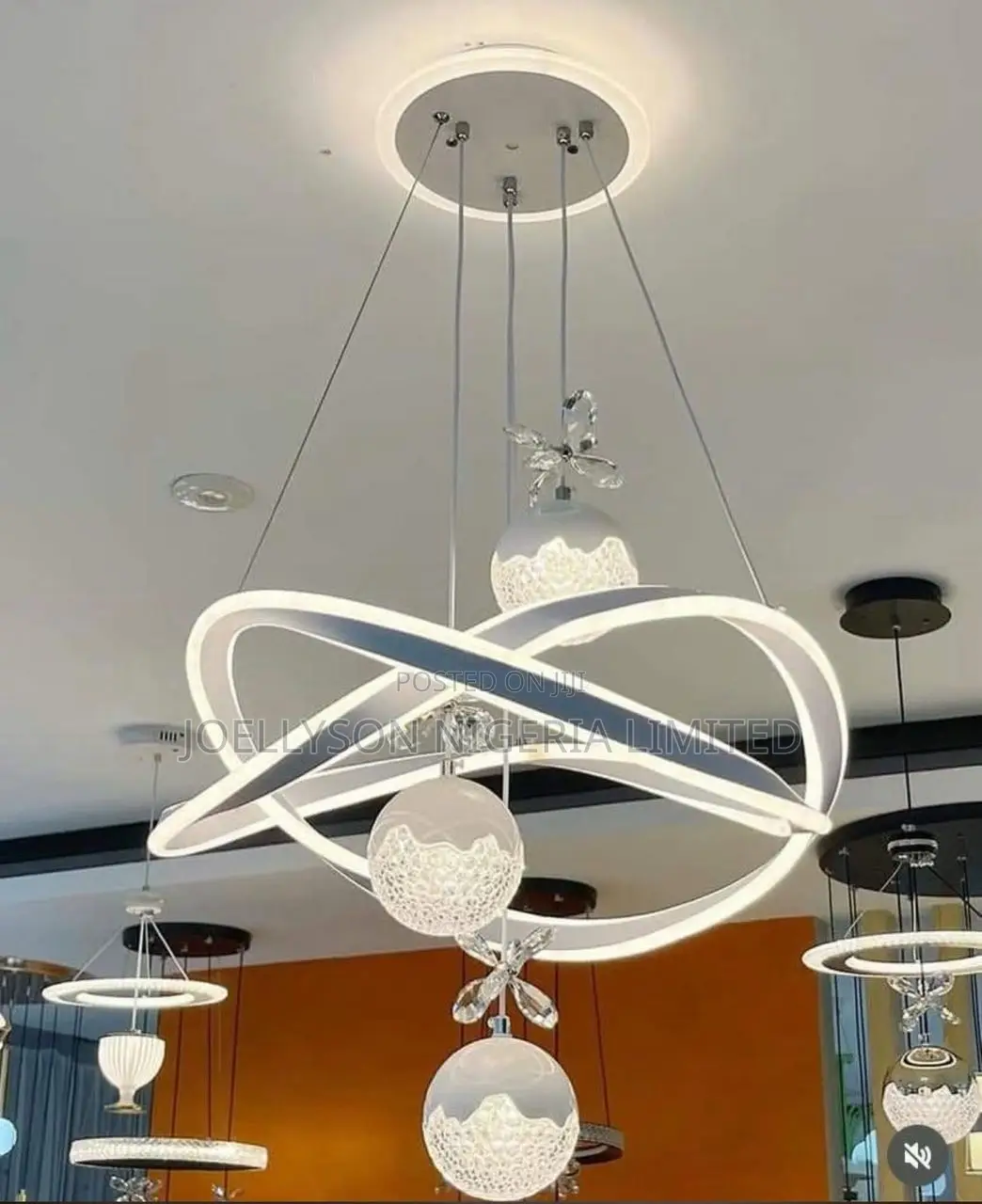 3 Dropping Decorative Led Chandelier