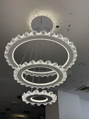 3 Rings Crystal Led Chandelier