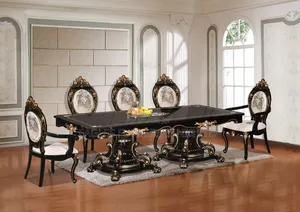 A Set of Turkish Royal Wooden Dinning Table With 8 Chairs