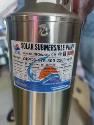 Ac/Dc Solar Submersible Pump
