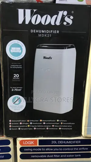 Woods Mdk21 Dehumidifier 20l