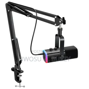 Xlr/Usb Gaming Microphone Kit, Dynamic Mic For Streaming Etc