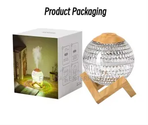 Crystal Ball Humidifier. Aroma Diffuser With RGB Colorful Light.