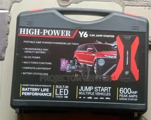 Emergency Car Battery Jump Starter With Tyre Inflator - 99800mah