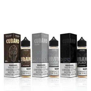 Vgod Cubano Range 50ml Shortfill Zero Nicotine (0mg)