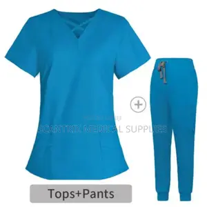 Slim Fit Scrub Uniform With Elastic Ankle in Nigeria by Scantrik