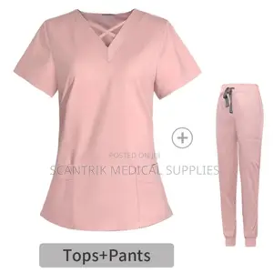 Unisex Jogger Scrub Uniform With Elastic Ankle in Nigeria by Scantrik