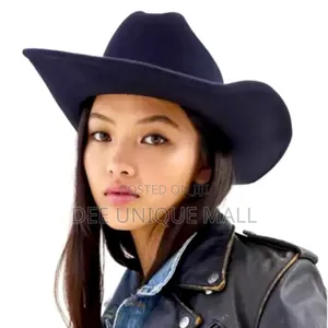 Navy Blue Cowboy Hat.Available In Colors