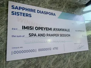 Dummy Cheque Printing