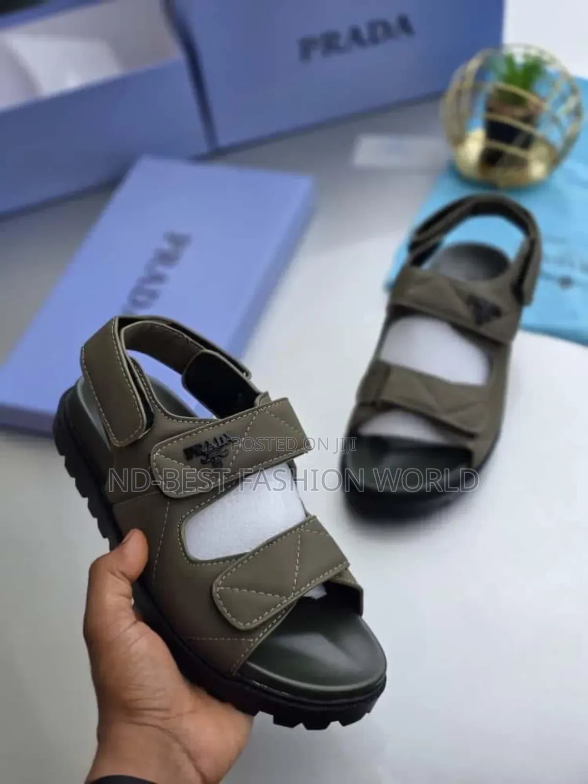 Prada Leather Sandals
