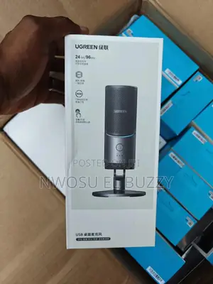 Ugreen Microphone Usb Mic With RGB Lights, Mute Button,