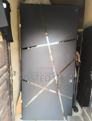 4ft Single Leaf Isreali Silver Line and Plain