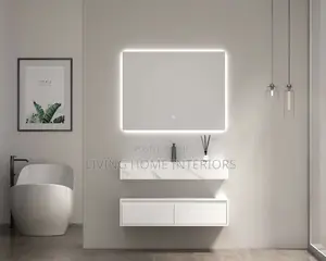 Luxury Cabinet Wash Hand Basin With Mirror 001