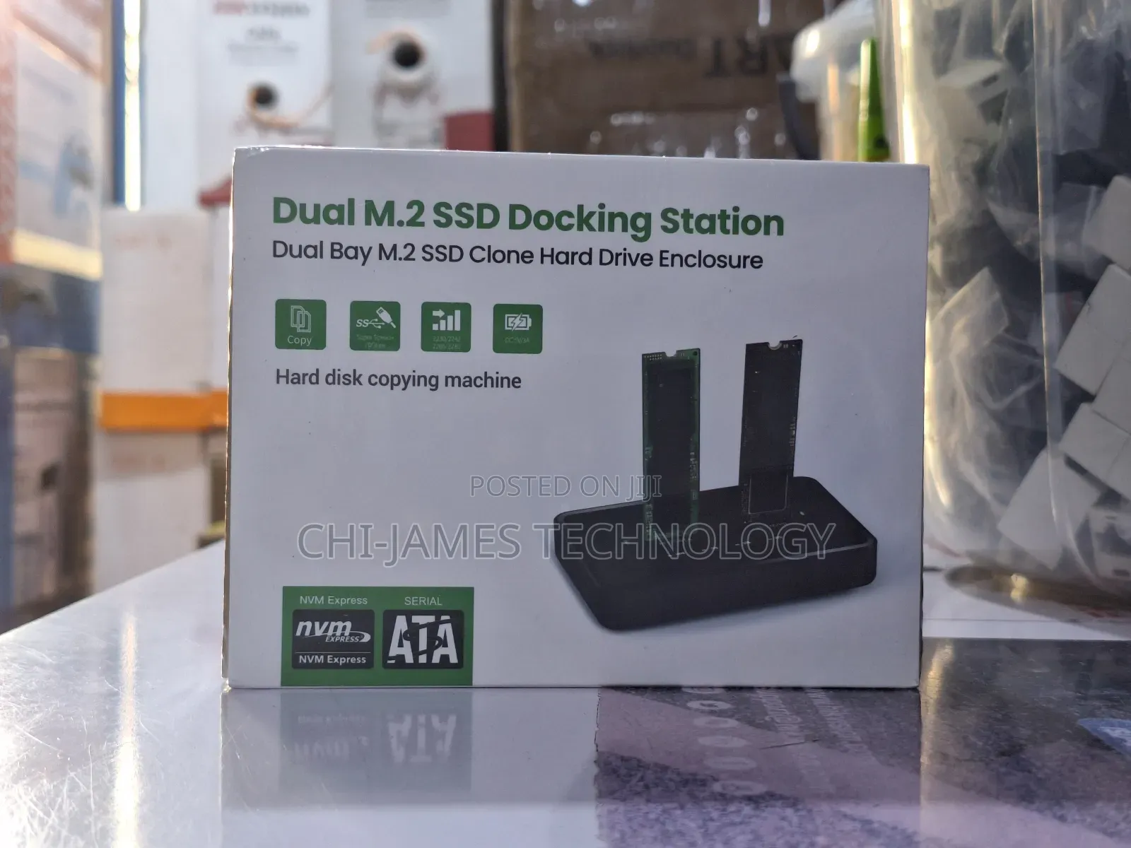 Dual M.2 SSD Docking Station