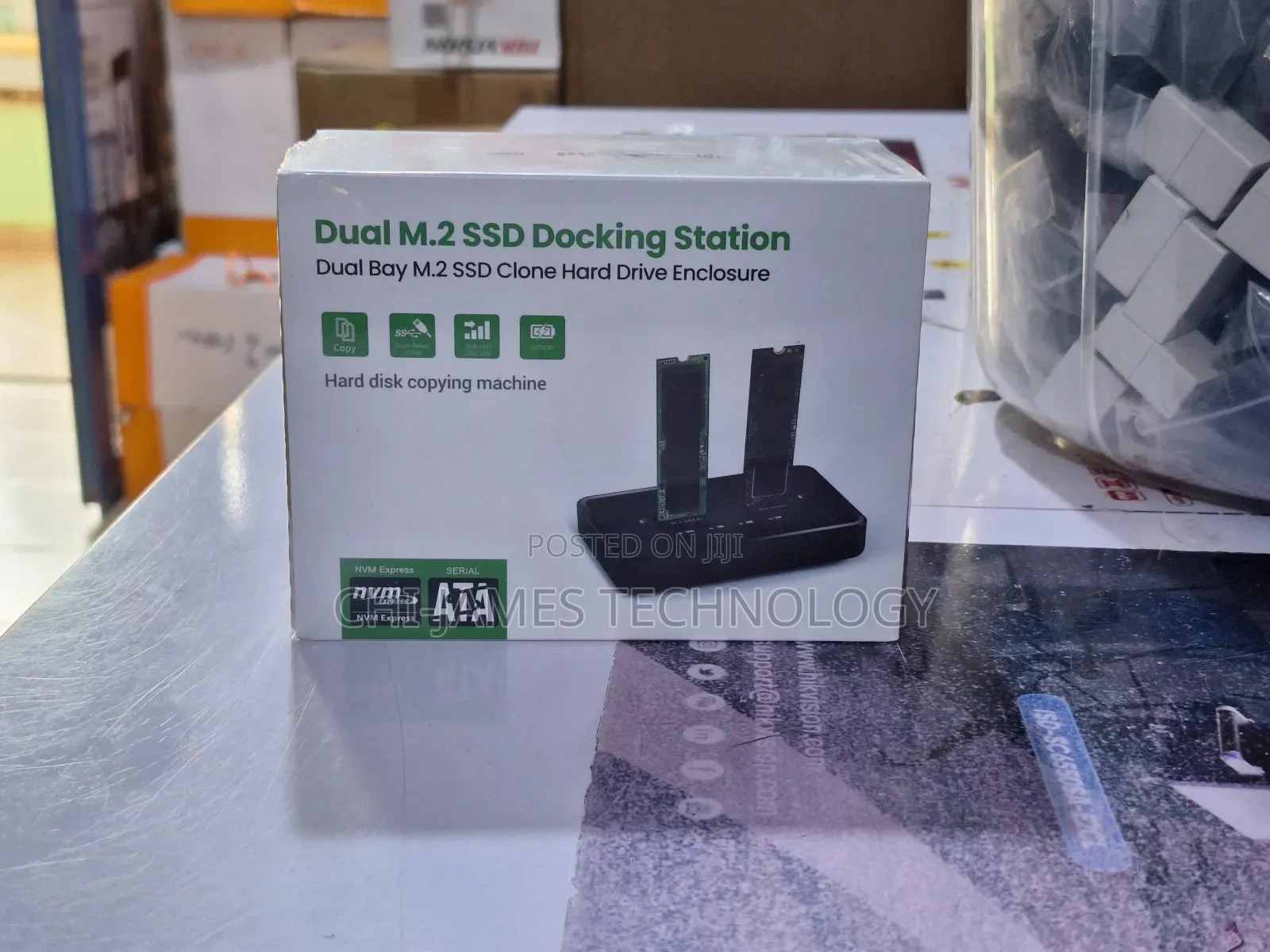 Dual M.2 SSD Docking Station
