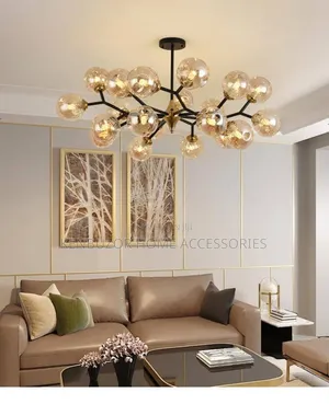 15 Glass Tree-Like Led Pendant Light Chandelier