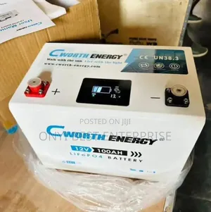 C Worth Energy Lithium Ion Battery 100ah 12v Brand New