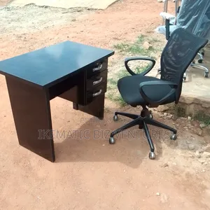 Office Table With Ergonomic Chair