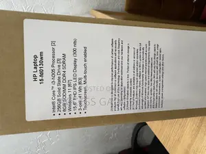 New Laptop HP 15 8GB Intel Core I3 SSD 256GB