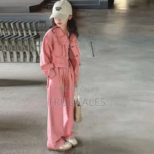 Big Girls High Quality Denim Jeans Jacket And Trousers Ages 4 To 15