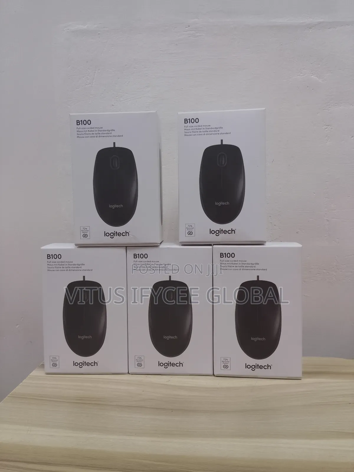 Logitech B100 Wired Mouse