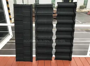 Pure Black Stone Coated Sheet Design for Roofing